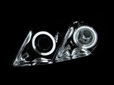 Toyota Camry 2007-2009 Black Projector Headlights CCFL Halo
