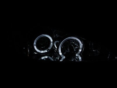 Pontiac Grand AM 1999-2005 Projector Headlights Chrome Halo LED
