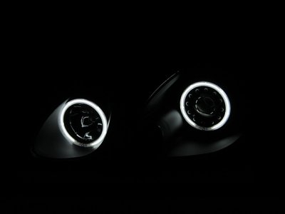 Lexus GS300 1998-2005 Black Projector Headlights CCFL Halo