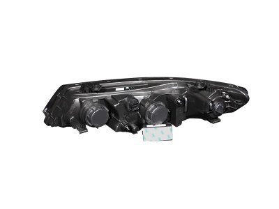 Kia Forte 2010-2013 Projector Headlights Chrome CCFL Halo LED DRL