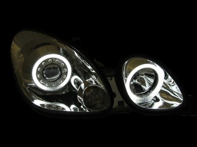 Lexus GS300 1998-2005 Clear Projector Headlights CCFL Halo