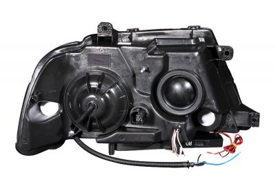 Lincoln Navigator 2003-2006 Projector Headlights Black CCFL Halo LED