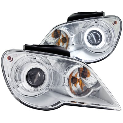 Chrysler Pacifica 2007-2008 HID Projector Headlights Chrome CCFL Halo
