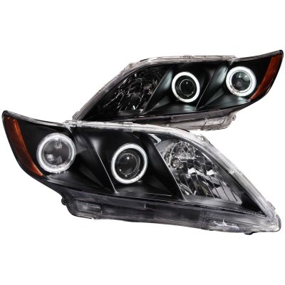 Toyota Camry 2007-2009 Black Projector Headlights CCFL Halo