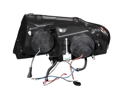 Jeep Grand Cherokee 1999-2004 Projector Headlights Chrome CCFL Halo LED