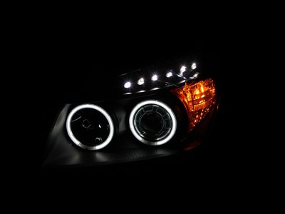 Toyota RAV4 2009-2011 Projector Headlights Black CCFL Halo LED
