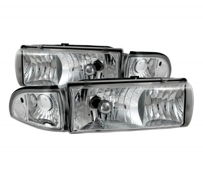 Chevy Impala 1991-1996 Clear Euro Headlights and Corner Lights