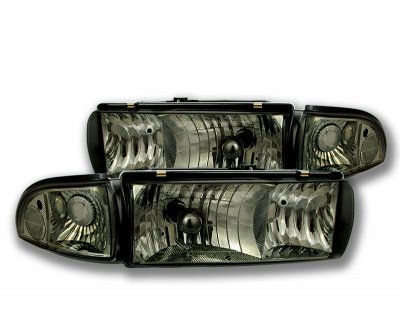 Chevy Impala 1991-1996 Smoked Euro Headlights and Corner Lights