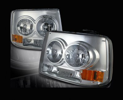 Chevy Suburban 2000-2006 Clear Euro Headlights