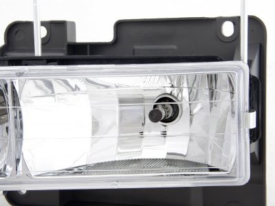 Chevy 3500 Pickup 1988-1998 Clear Euro Headlights