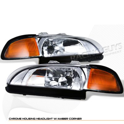 Honda Civic 1992-1995 Clear Euro Headlights