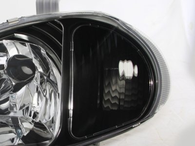 Honda Del Sol 1993-1997 JDM Black Euro Headlights