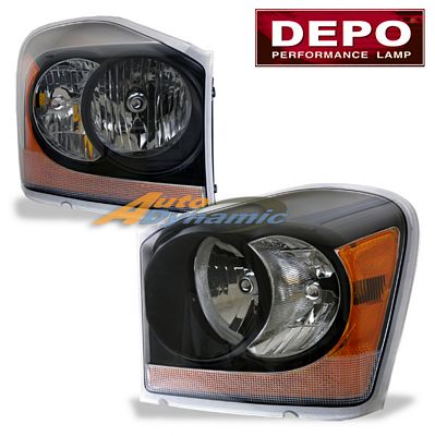 thumbnail image 2 of WEELMOTO Headlights Left & Right For 2004-2005 Dodge Durango – Chrome Housing, Clear Lens 2 of 6