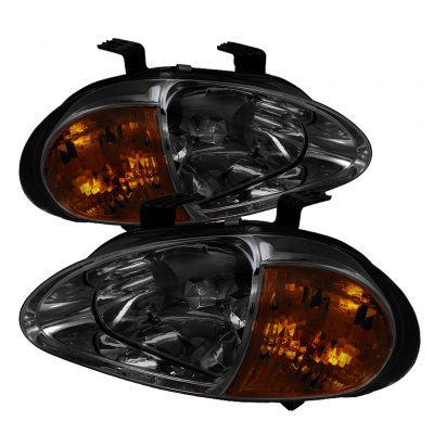 Honda Del Sol 1993-1997 Smoked Euro Headlights
