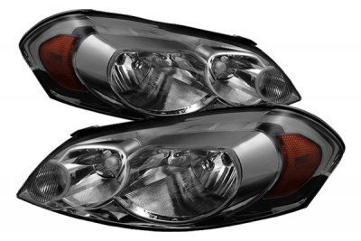 Chevy Impala 2006-2012 Smoked Euro Headlights