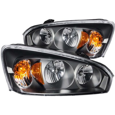 Chevy Malibu 2004-2007 Black Euro Headlights