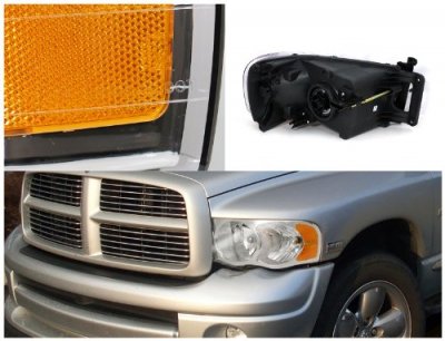 Dodge Ram 2500 2003-2005 Chrome Headlights