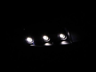 Dodge Ram 1994-2001 Crystal Headlights Black LED