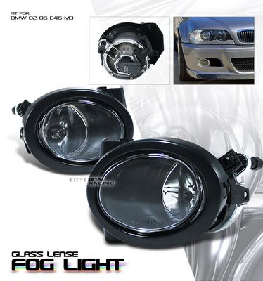 BMW E46 M3 2002-2006 OEM Style Glass Fog Lights