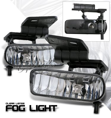 Clear LED DRL Headlights + Fog Lights Combo For 1999-2006 Chevy Silverado / Suburban / Tahoe
