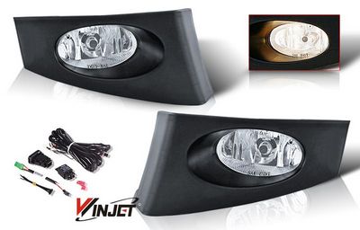 Honda Fit 2006-2007 Clear OEM Style Fog Lights Kit