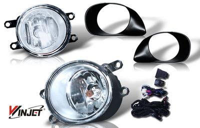 Toyota Yaris Hatchback 2007-2008 Clear OEM Style Fog Lights Kit