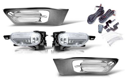 Honda CRV 2002-2004 Clear Fog Lights Kit