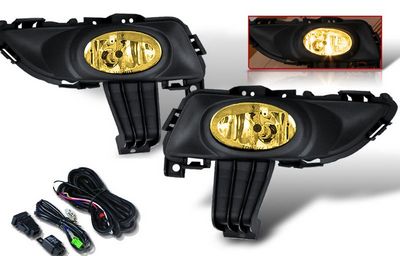 Mazda 3 Sedan 2003-2005 Yellow OEM Style Fog Lights Kit