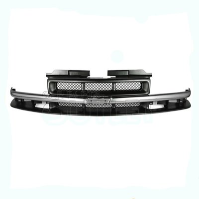 Chevy S10 1998-2004 Black Replacement Grille