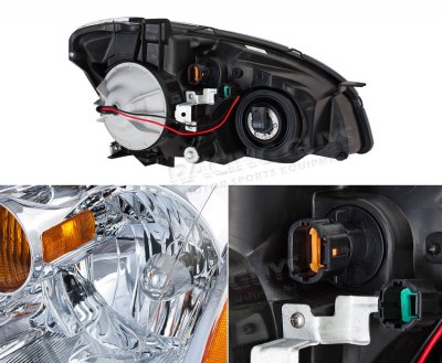 Nissan Altima 2002-2004 Replacement Headlights
