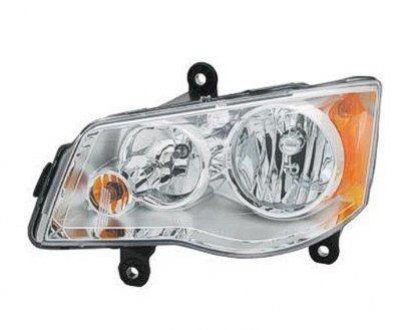 Evan-Fischer Left Front Fog Light Trim For 2008-2010 Chrysler Town & Country (Primed, Direct Fit)