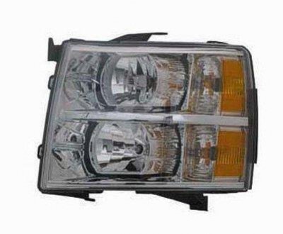 Chevy Silverado 3500HD 2007-2010 Left Driver Side Replacement Headlight