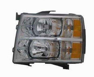 Chevy Silverado 2007-2011 Left Driver Side Replacement Headlight