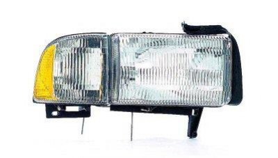 Dodge Ram 1994-2001 Right Passenger Side Replacement Headlight
