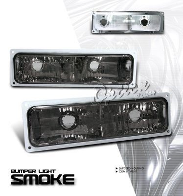 Chevy Tahoe 1995-1999 Smoked Front Bumper Lights