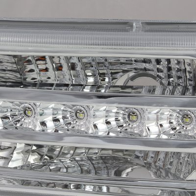 Chevy Avalanche 2003-2006 Clear LED Bumper Lights