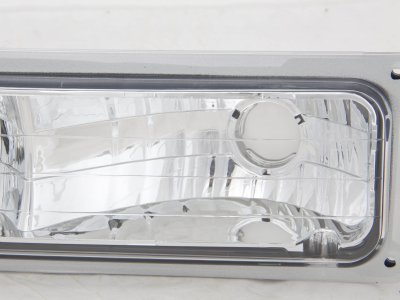 Chevy 3500 Pickup 1994-2000 Clear Front Bumper Lights