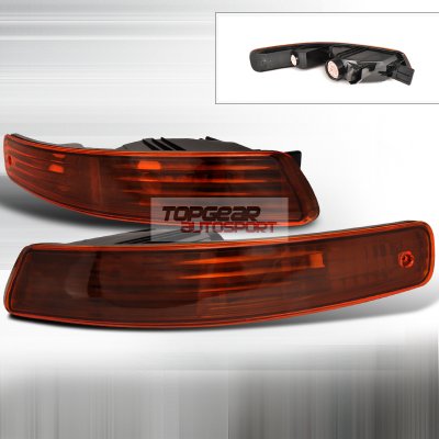 Acura Integra 1998-2001 Smoked Amber Front Bumper Lights