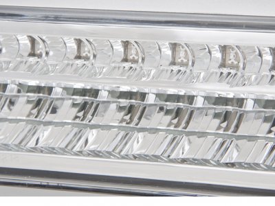GMC Sierra 3500 1994-1998 LED Bumper Lights Chrome