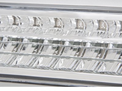Chevy Silverado 1994-1998 LED Bumper Lights Chrome