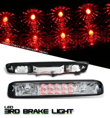 GMC Sierra 1999-2006 Clear LED Third Brake Light