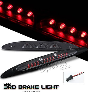 Ford Expedition 1997-2002 Black LED Third Brake Light