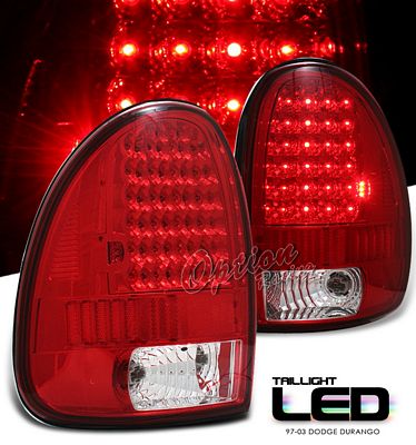 Plymouth Voyager 1996-2000 Red LED Tail Lights
