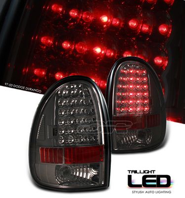 Plymouth Voyager 1996-2000 Smoked LED Tail Lights