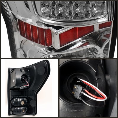 Toyota Tundra 2007-2013 Clear LED Tail Lights