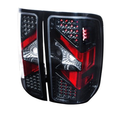 GMC Sierra 2007-2013 Depo Carbon Fiber LED Tail Lights