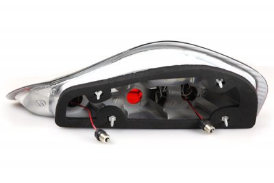 Porsche Boxster 1997-2004 Depo Red and Clear LED Tail Lights