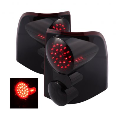 Mercury Mountaineer 2002-2005 Red and Smoked LED Tail Lights
