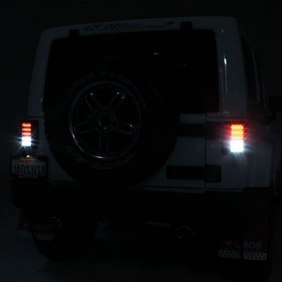 Jeep Wrangler JK 2007-2015 LED Tail Lights Smoked