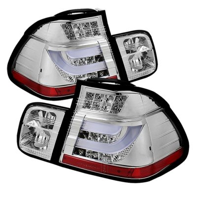 BMW 3 Series E46 Sedan 2002-2005 Clear LED Tail Lights